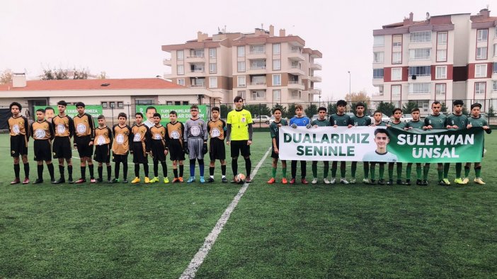 Karatay Belediyesporlu futbolcular arkadaşlarını unutmadı