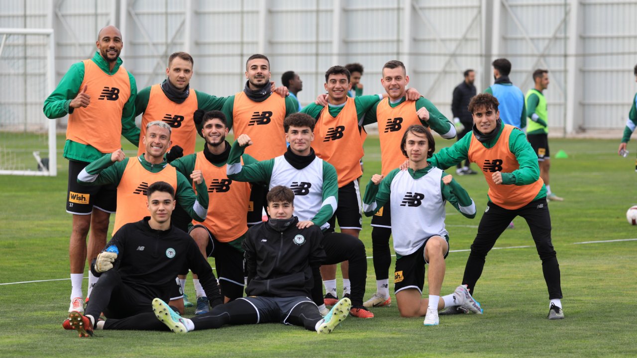 Konyaspor, Samsunspor maçı hazırlıklarını sürdürdü