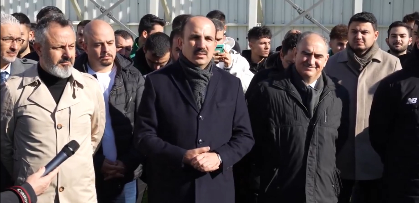 Protokolden Konyaspor'a Samsun maçı öncesi moral ziyareti