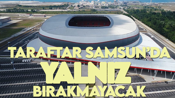 Konyaspor taraftarı takımı Samsun'da yalnız bırakmayacak