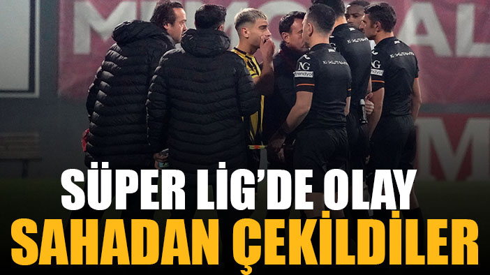 Süper Lig'de olay! İstanbulspor sahadan çekildi