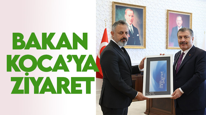 Konyaspor'dan Bakan Fahrettin Koca'ya ziyaret