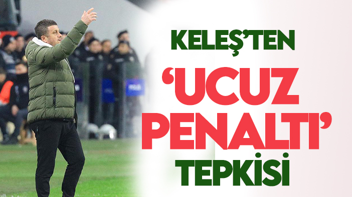 Konyaspor Teknik Direktörü Hakan Keleş: “Ucuz bir penaltı ile puan kaybettiğimiz için üzgünüz”