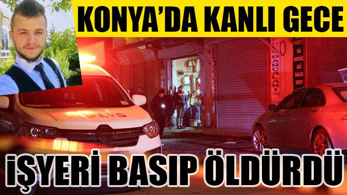 Konya'da husumet kanlı bitti: 1 ölü