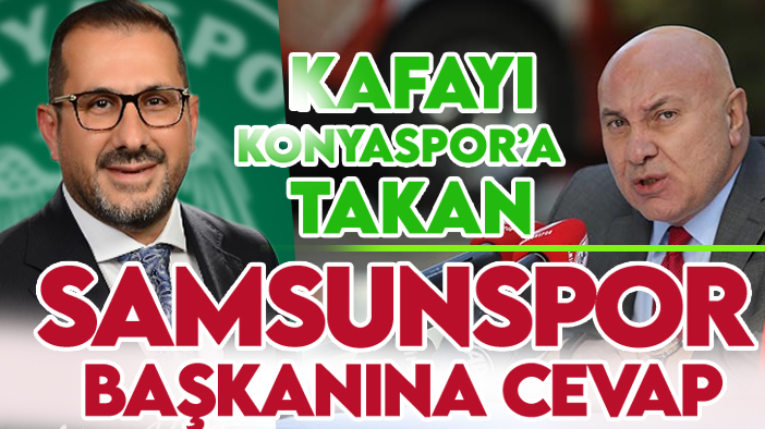 Kafayı Konyaspor'a takan Samsunspor Başkanı Yıldırım'a, Konyaspor İkinci Başkanı Bulut'tan cevap