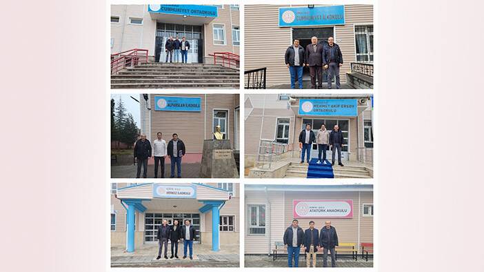 Konya'da "Bizim  Okulumuz" ziyaretleri sürüyor