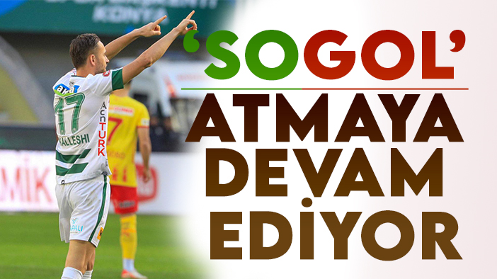 'Sokol' diye yazılır 'Sogol' diye okunur: Konyaspor'un gol yükünü sırtlıyor