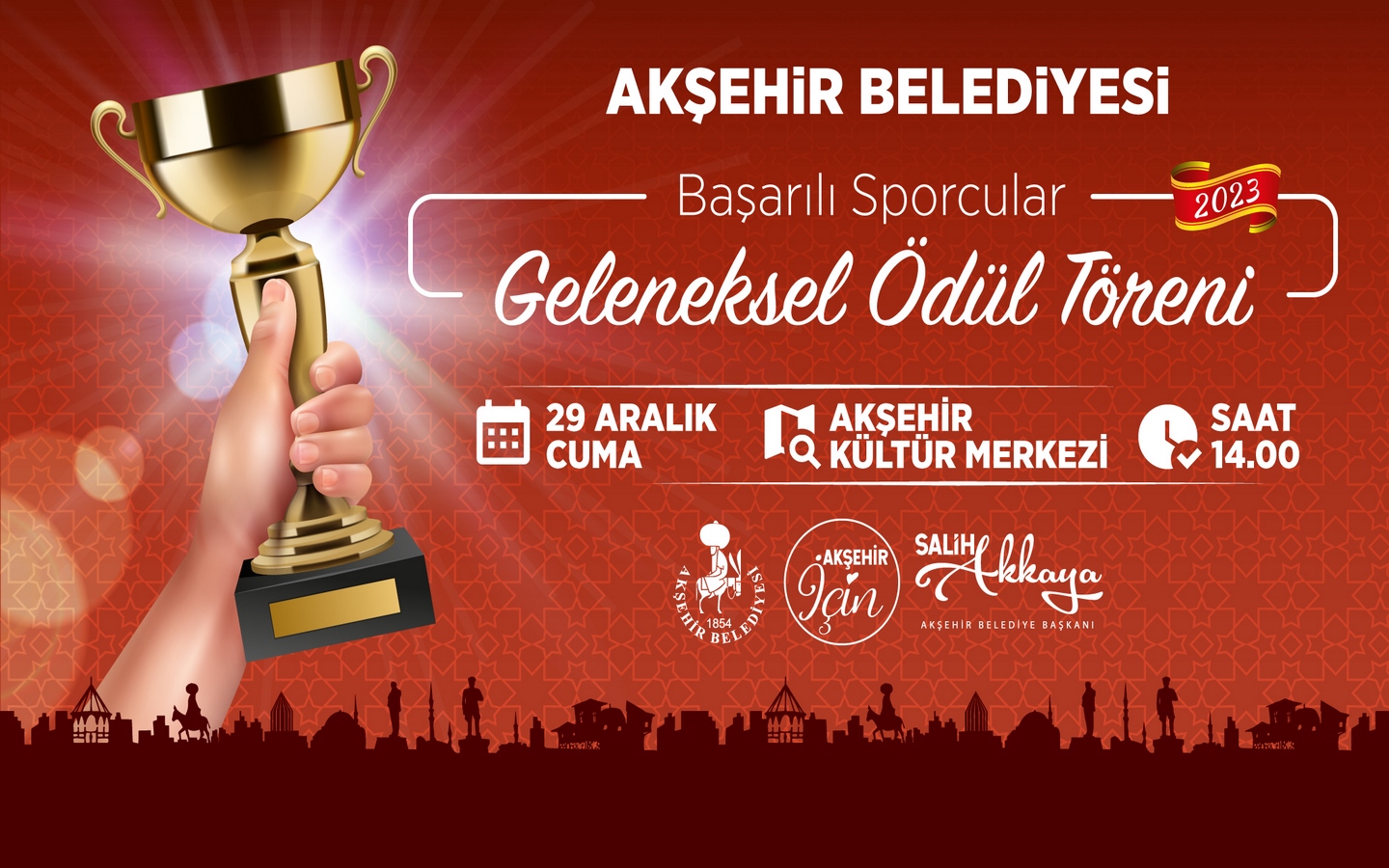 Akşehir'de başarılı sporcular ödüllendirilecek