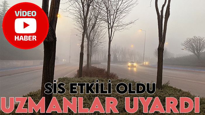 Konya’da sabah saatlerinde sis etkili oldu
