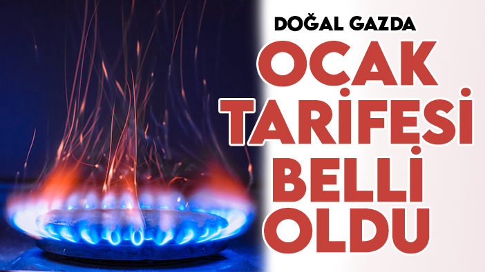 BOTAŞ'tan ocak ayı doğal gaz tarifesi açıklaması