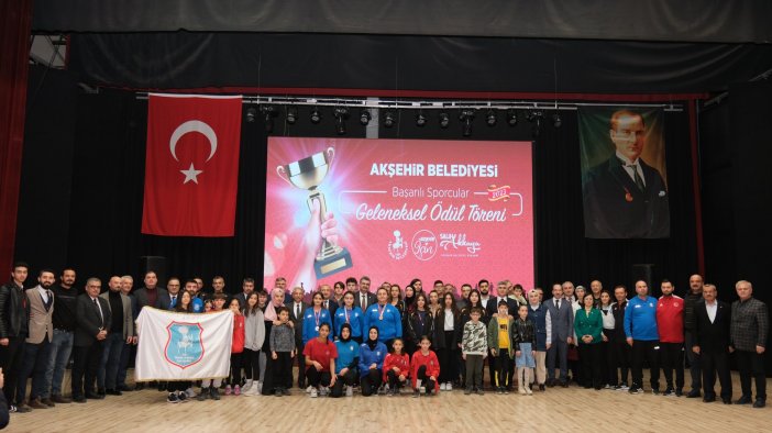 Akşehir’de başarılı sporcular ödüllendirildi