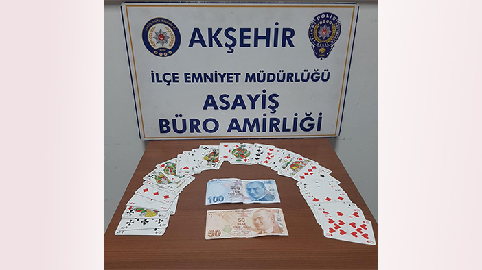 Konya'da kumar oynayanlara 20 bin lira ceza