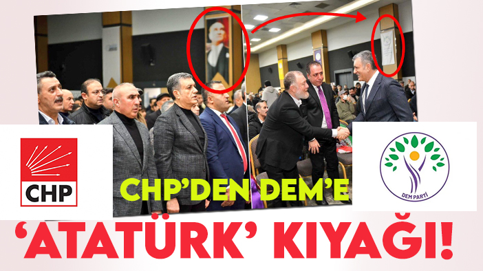CHP'li belediyeden DEM'e "Atatürk" kıyağı: Posterleri kaldırıldı!