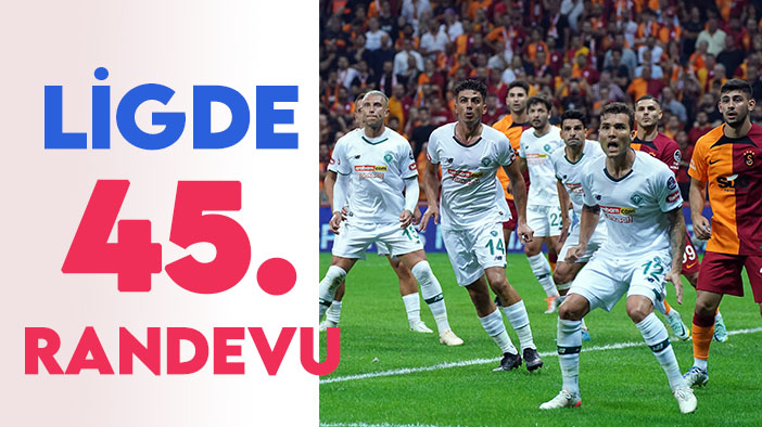 "Galatasaray-Konyaspor": Ligde 45. randevuya çıkacaklar