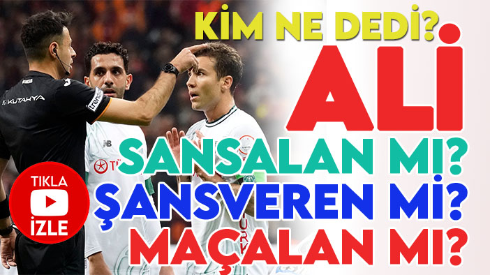 Ali Şansalan'ın Galatasaray-Konyaspor maçındaki yönetimi tepki çekti! Yorumcular ne dedi?