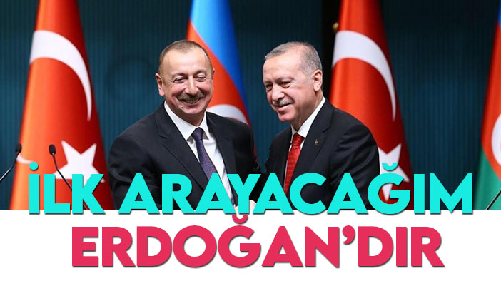 İlham Aliyev: "Önemli bir konu olduğunda ilk arayacağım kardeşim Erdoğan olur"