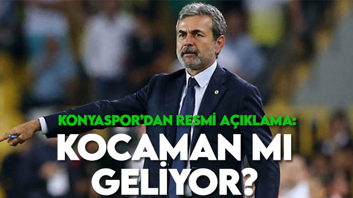 Konyaspor’dan resmi açıklama: Kocaman mı geliyor?
