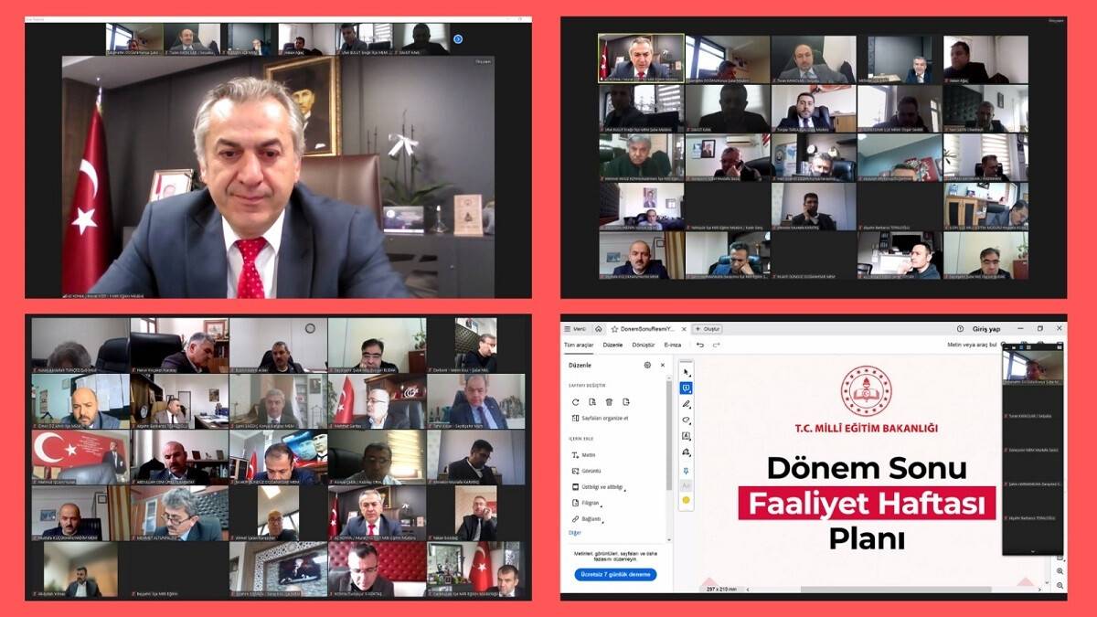 İl Müdürü Yiğit dönem sonu etkinlikleri için toplantı yaptı