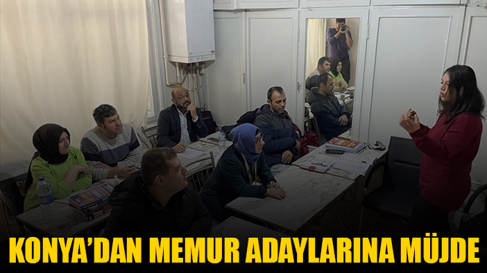 Konya'dan memur adaylarına müjde