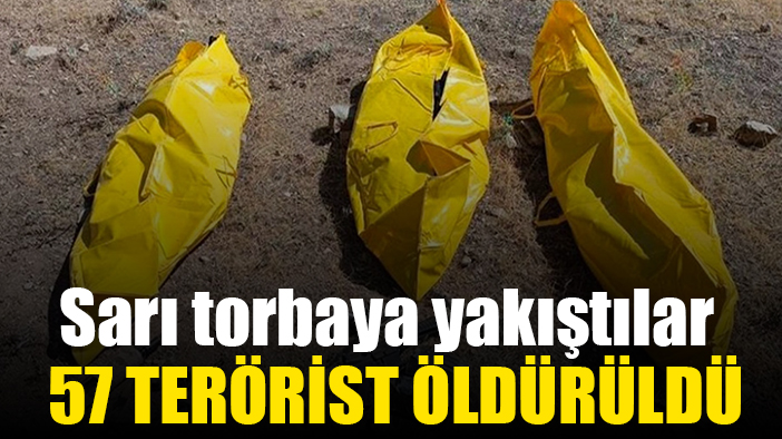 57 terörist öldürüldü