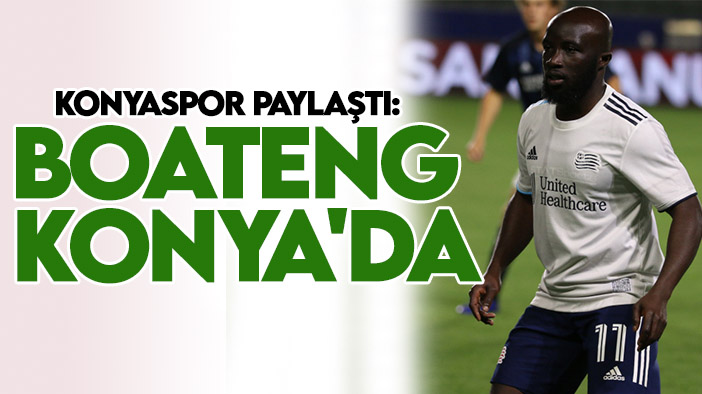 Konyaspor'dan transfer paylaşımı: Emmanuel Boateng Konya'da