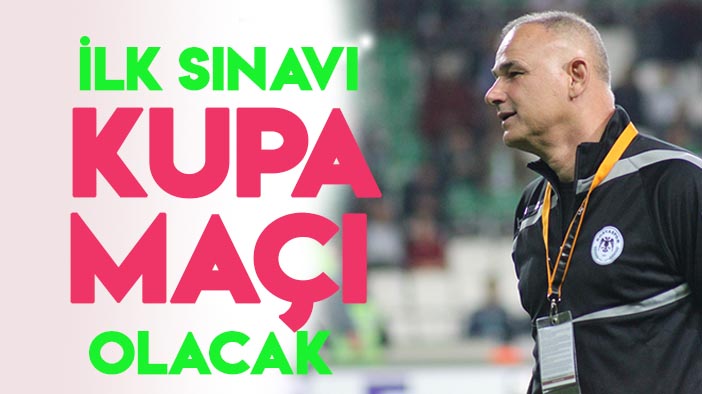 Fahrudin Omerovic, Konyaspor'la ilk sınavını kupa maçında verecek