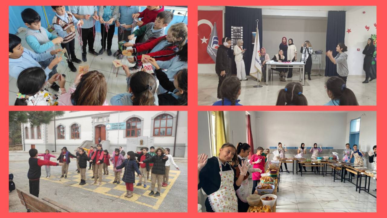 Konya'da okullarda dönem sonu etkinlikleri sürüyor