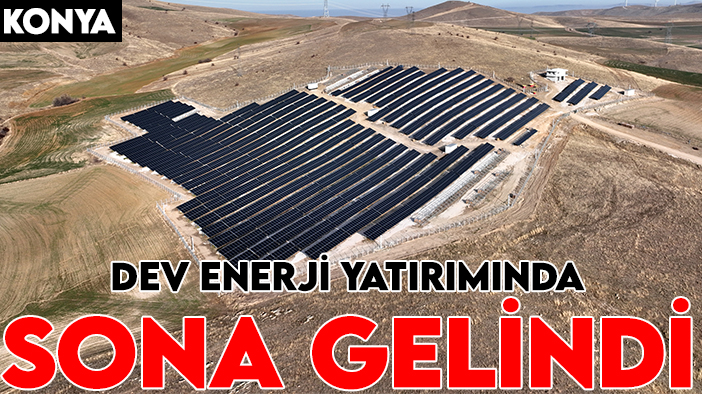 Konya'daki belediyenin elektrik ihtiyacını karşılayacak: Sona gelindi