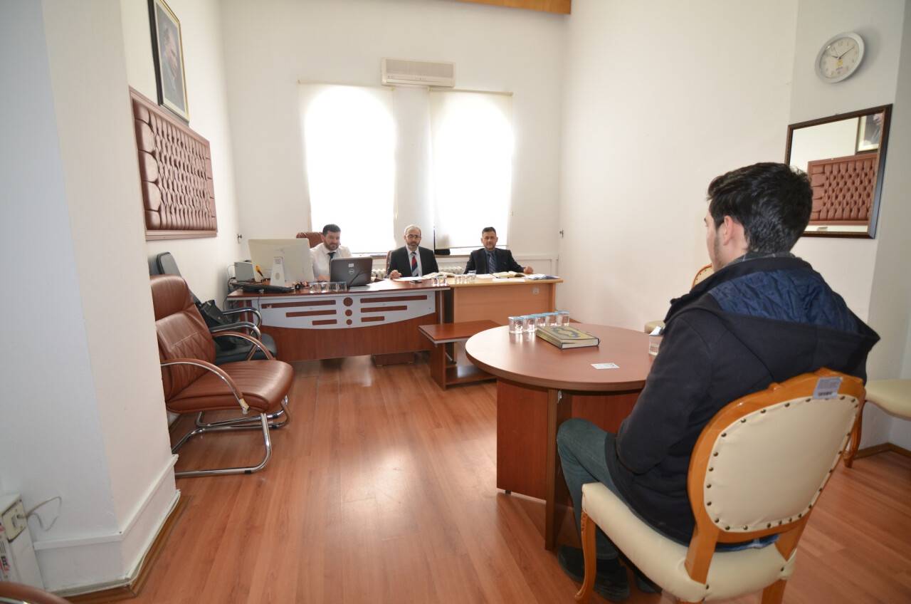 Hafızlık tespit sınavı başladı