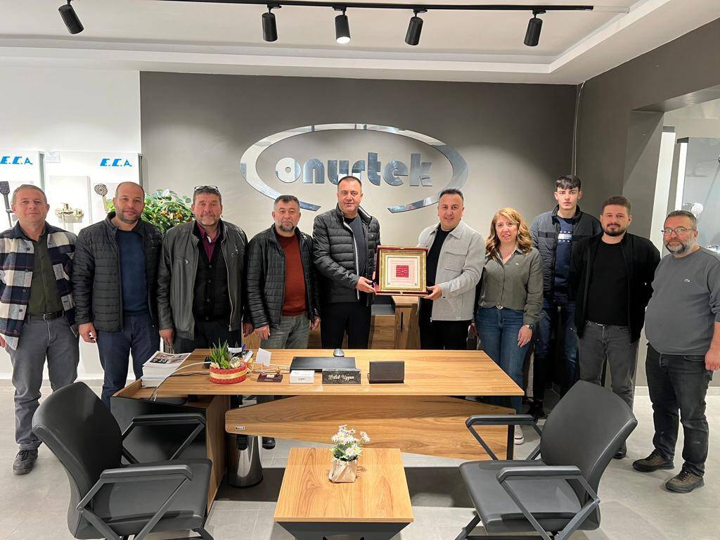Başkan Ünlügül’den odaya katkı veren firmalara ziyaret