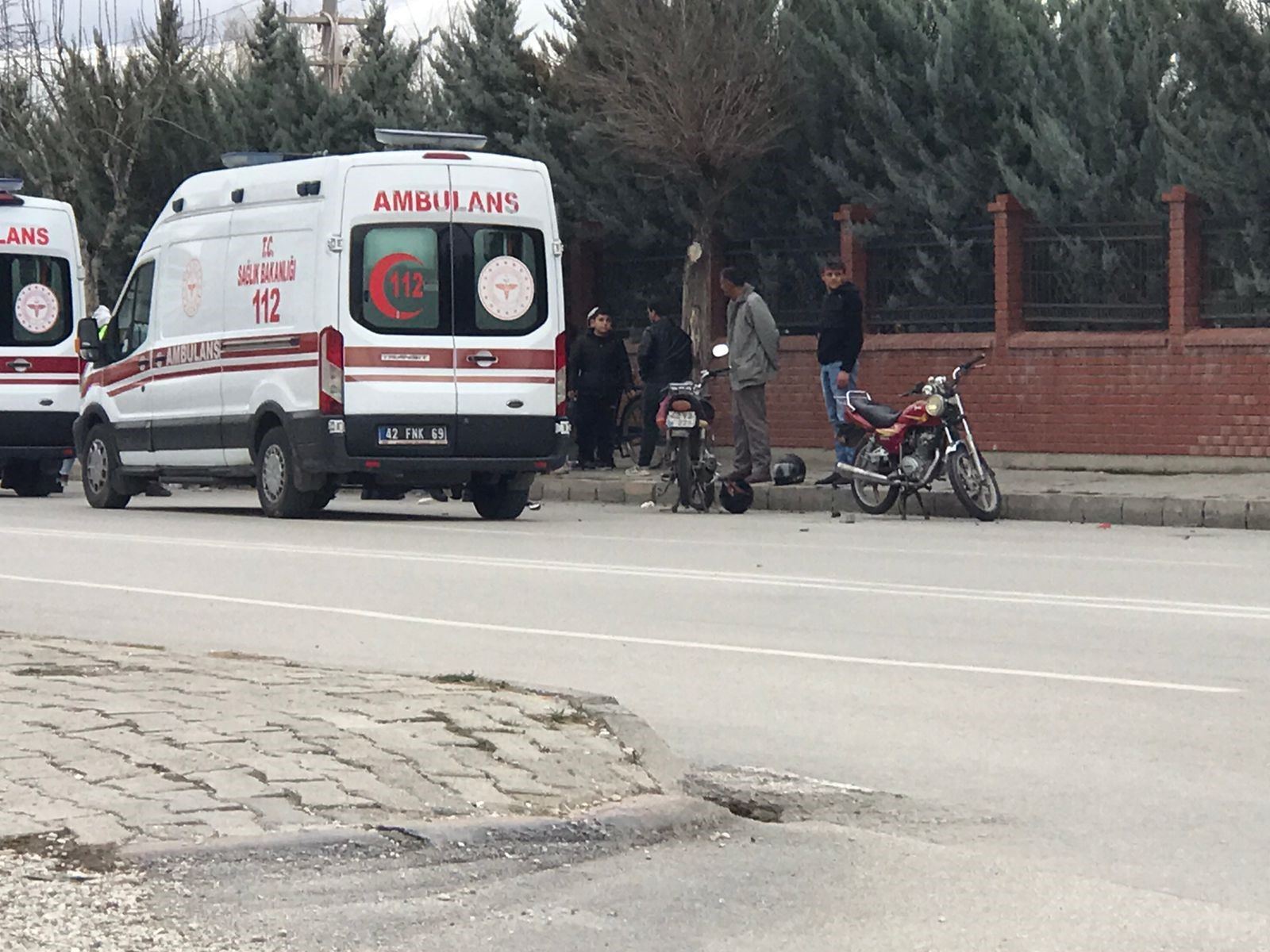 Konya’da 2 motosiklet çarpıştı: 3 yaralı