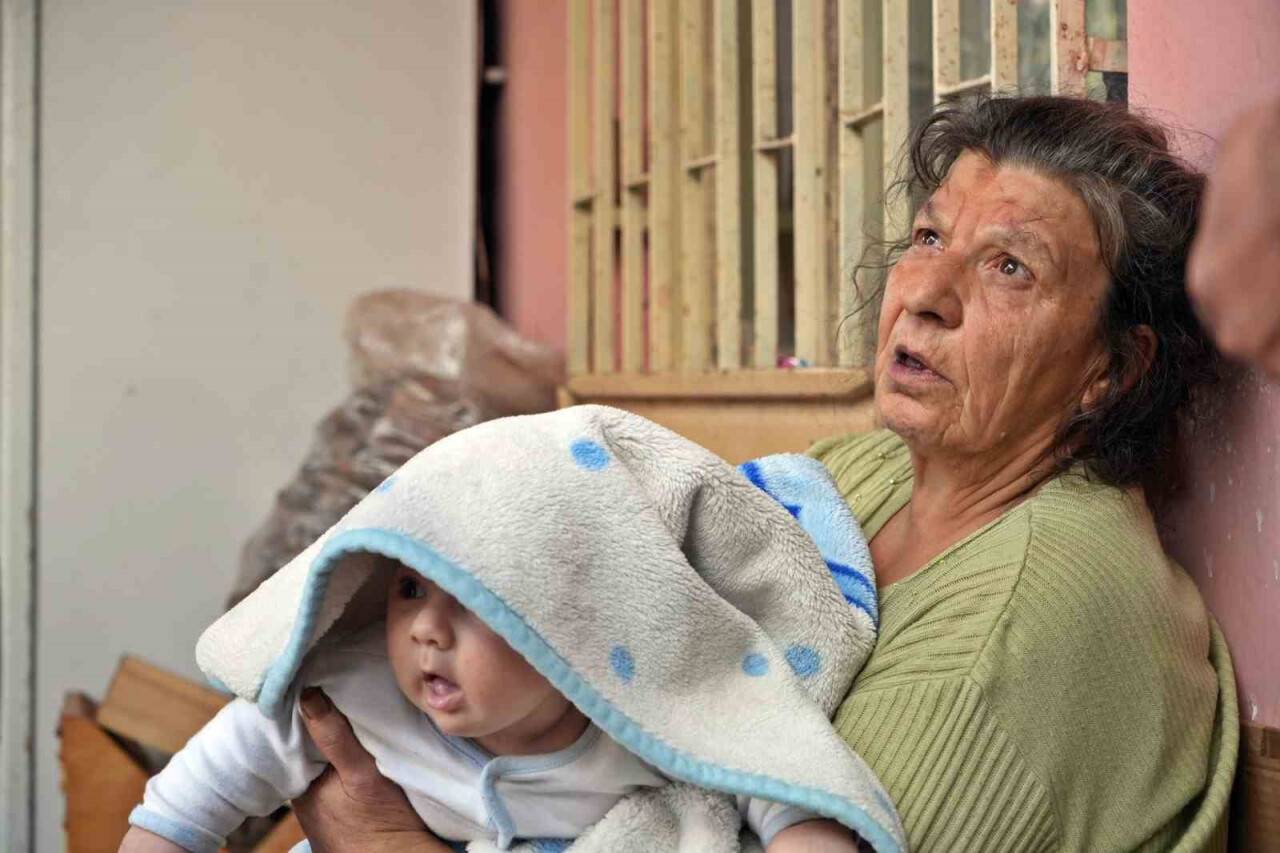 2 aylık ‘Can’ bebek alevler arasında kaldı