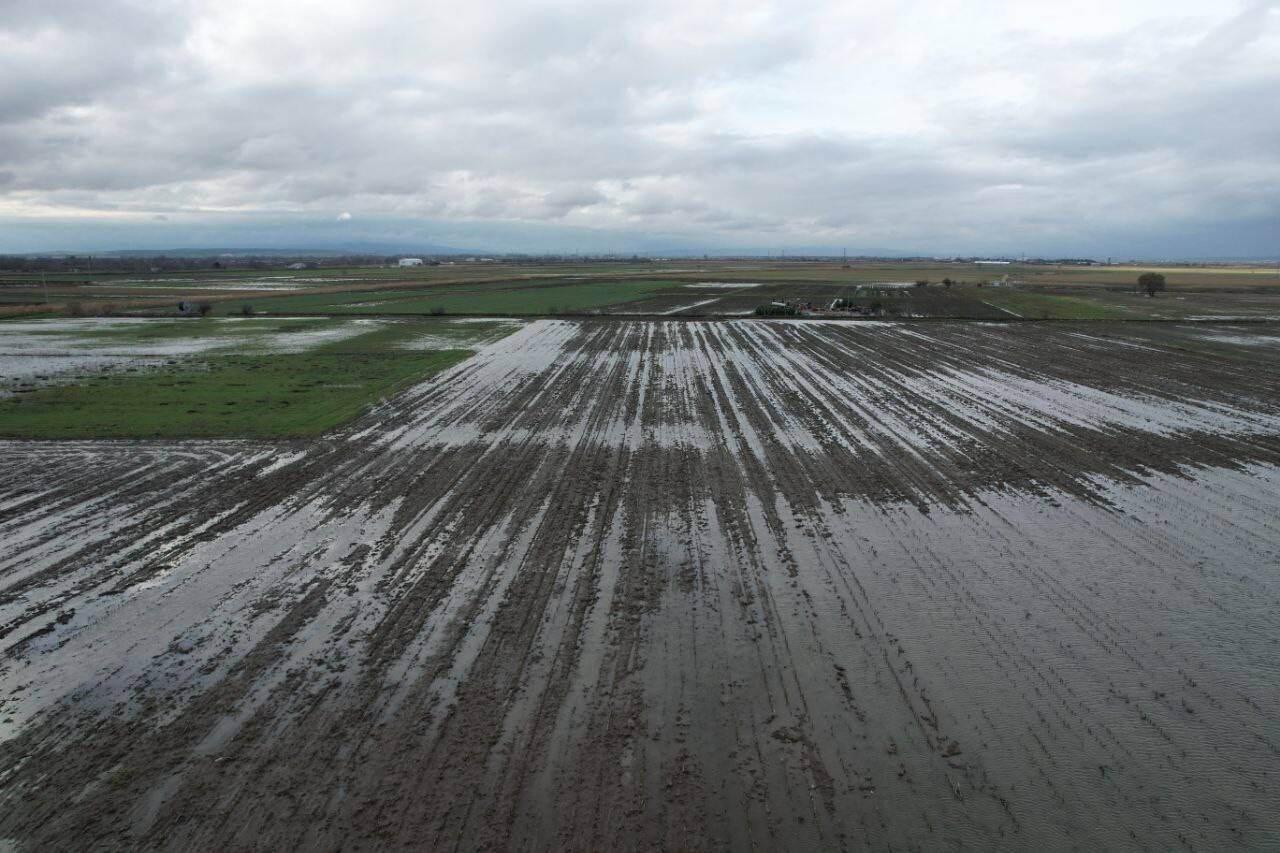 Karacabey Ovası sular altında kaldı