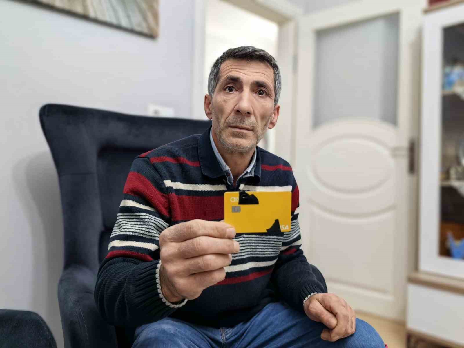 Hiç kullanmadığı kredi kartı yüzünden başı belaya girdi