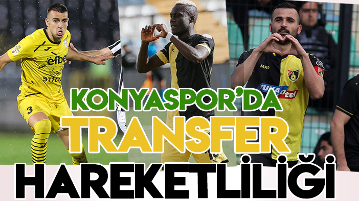 Konyaspor'da transfer hareketliliği: 3 oyuncu birden