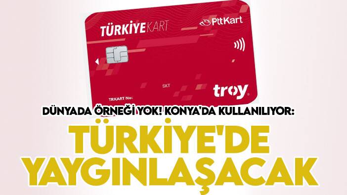Dünyada örneği yok! Konya'da kullanılıyor: Türkiye'de yaygınlaşacak