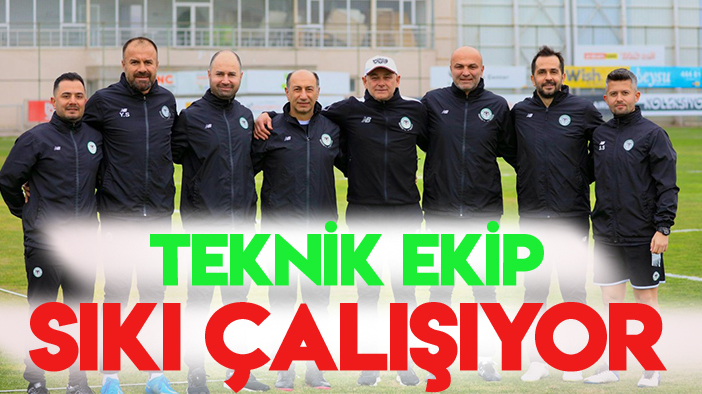 Konyaspor'da teknik ekip yoğun çalışıyor
