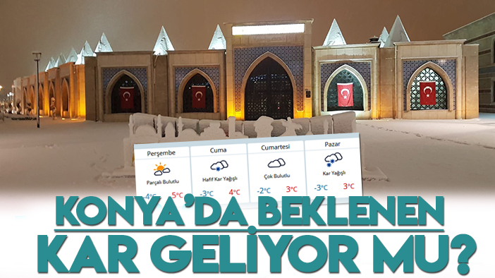 Türkiye, soğuk ve yağışlı sistemin etkisi altına girecek! Konya'da beklenen kar geliyor mu?