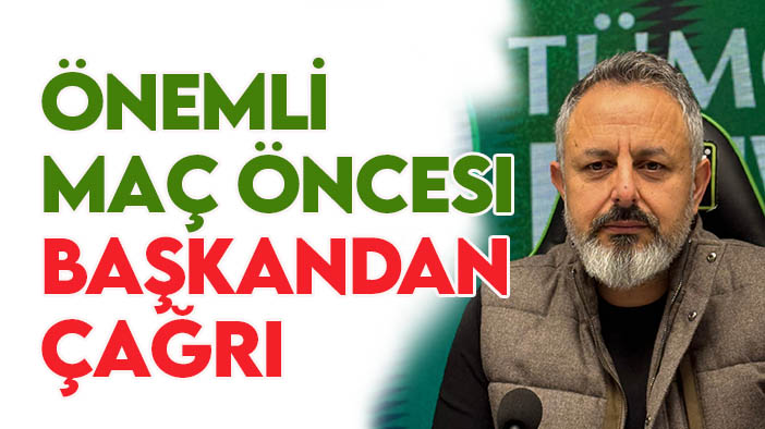 Konyaspor  Başkanı Korkmaz'dan Başakşehir maçı öncesi çağrı