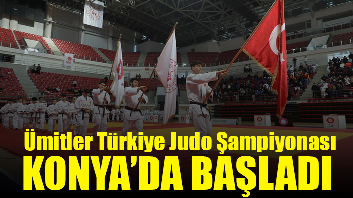 Konya'da Judo şampiyonası başladı