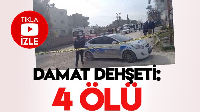 Gaziantep'te eşi ve 2 kayınbiraderini öldüren damat intihar etti
