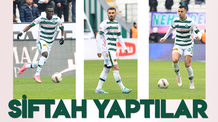 Konyaspor’da yeni transferler ilk maçlarına çıktı