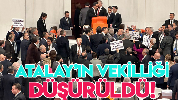 CHP ve DEM partililer Başkanlık Divanı’na yürüdüler: Can Atalay artık vekll değil!