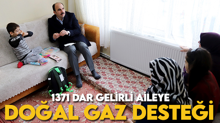Konya Büyükşehir'den 1371 dar gelirli aileye doğal gaz desteği