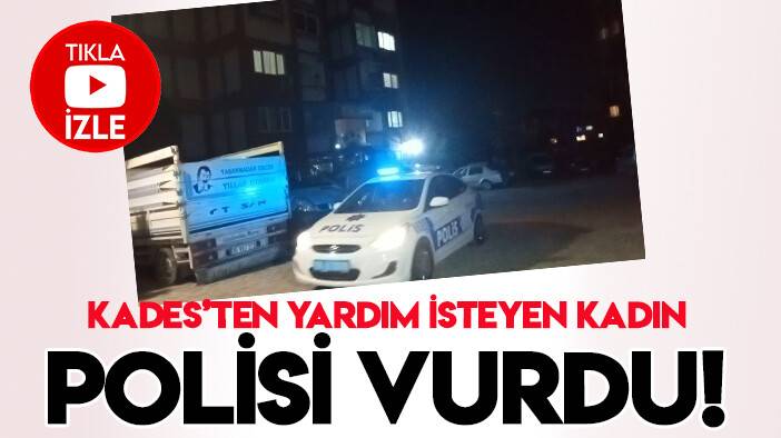 KADES'ten yardım isteyen kadın polis memurunu vurdu