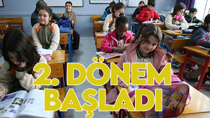 Konya'daki okullarda yarıyıl tatili sonrası ilk ders zili çaldı