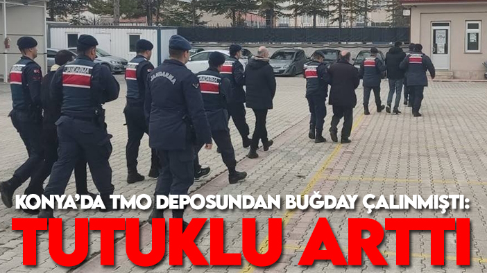 Konya'da TMO deposundan buğday çalınmıştı: Tutuklu  sayısı yükseldi