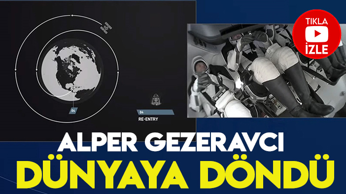 Türkiye’nin ilk astronotu Alper Gezeravcı Dünya'ya ayak bastı