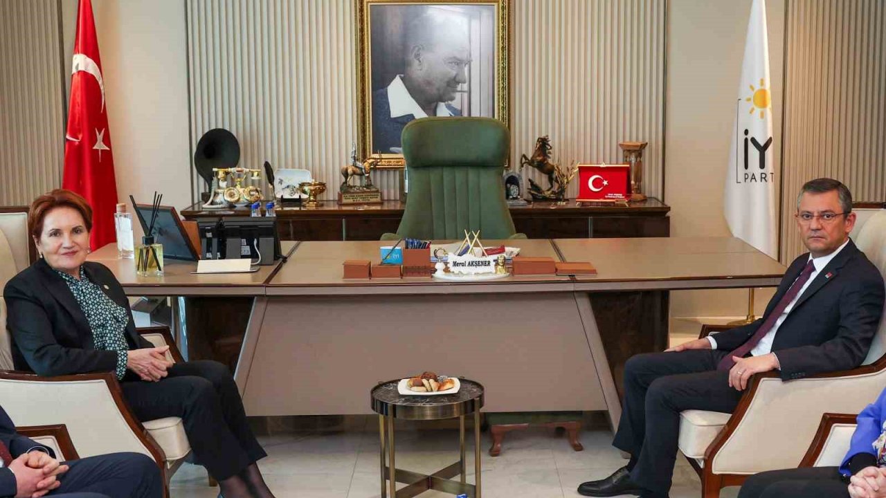 CHP Genel Başkanı Özel’den Akşener’e taziye ziyareti