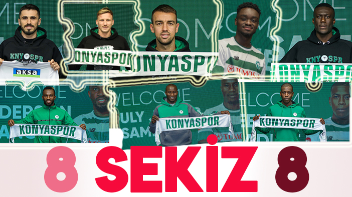 Konyaspor'dan 8 transfer